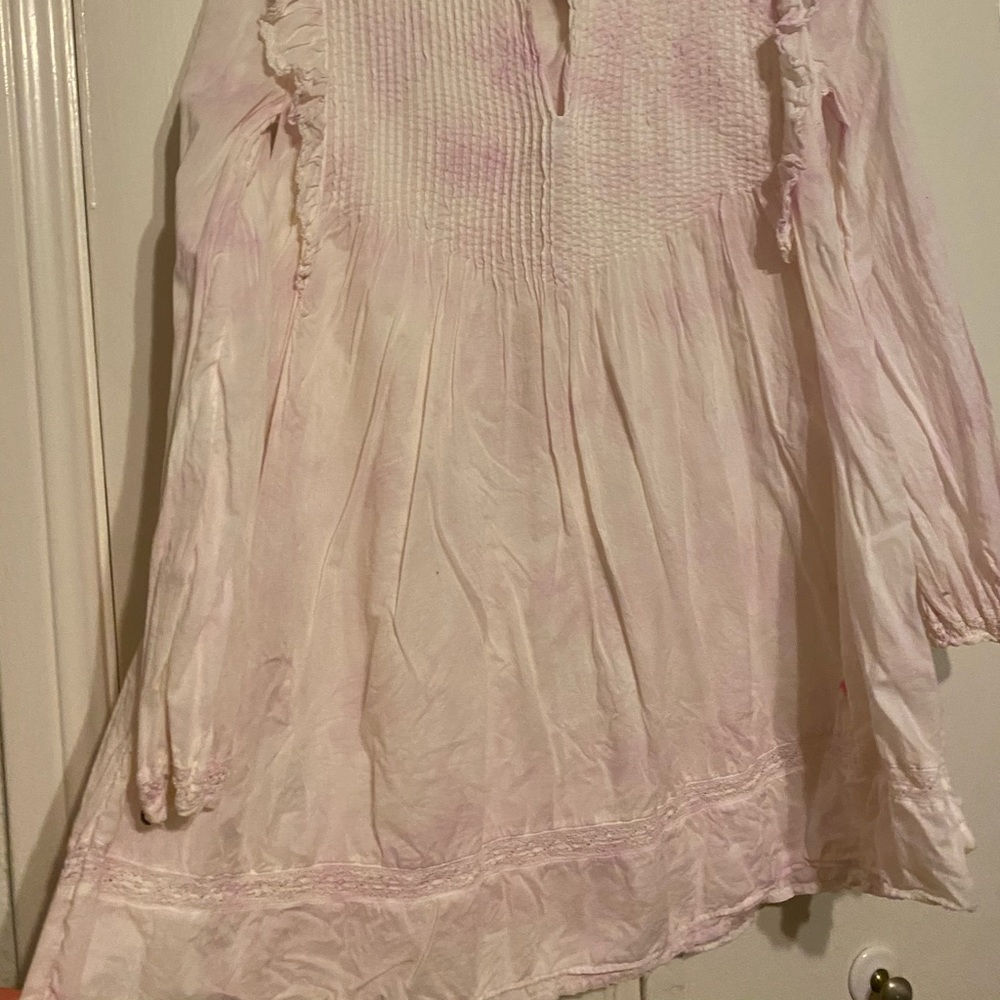 Aritzia- Wilfred La Boheme Elia Tie Dye Mini Dress - XS - Picture 8 of 11